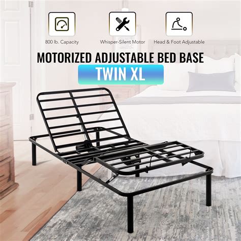 Adjustable Bed Frame With Quiet Electric Motor And Wired Control Twin Xl