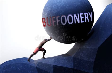 Buffoonery As A Problem That Makes Life Harder Symbolized By A Person