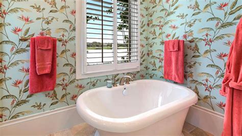55 Bathroom Wallpaper Ideas Youtube