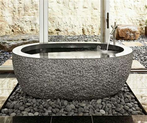 Stone Tub And View Traditional Bathtubs Stone Bathtub Concrete