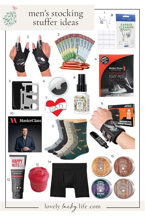 Stocking Stuffer Ideas For Men In Lovely Lucky Life