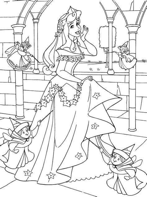 Grande Princesa Aurora Para Colorir Imprimir E Desenhar Colorirme