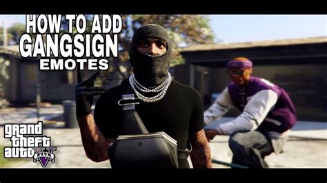How To Add Gang Sign Emotes In Gta Rp Fivem Gta Quick Gang Sign