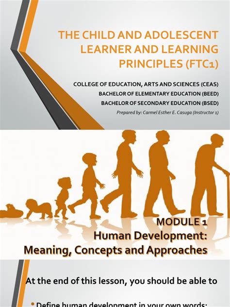 Module 1 Human Development Meaning Concepts And Approachespptx Child
