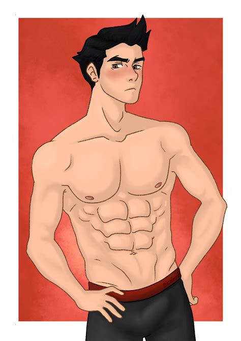 rule 34 abs avatar the last airbender bara blush clothing mako male male only pecs smooth skin