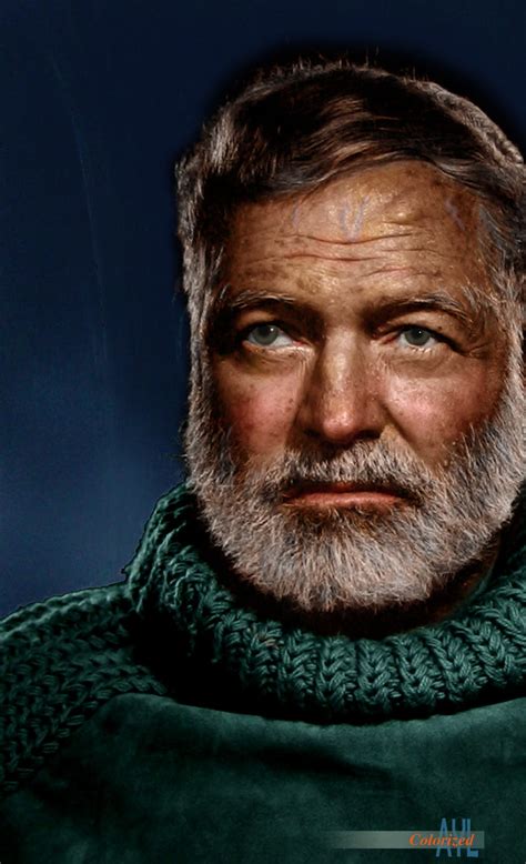 Colors for a Bygone Era: Ernest Hemingway by Yousuf Karsh, 1957 ...