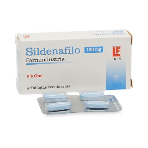 sildenafilo 100 mg tabletas recubiertas