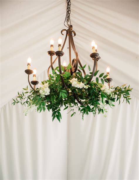 Greenery Floral Chandelier Wedding Floral Chandelier Wedding Wedding