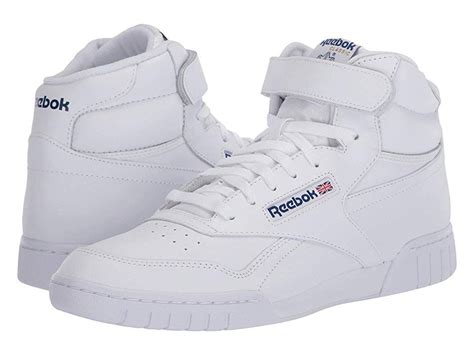 Reebok Lifestyle Ex O Fit Hi High Top Top Shoes For Men White High
