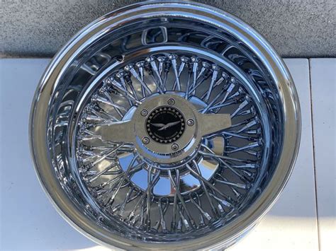 13x7 14x7 15x7 72 Spoke Reverse Cross Lace All Chrome Wire Wheels For Sale In Highland Ca