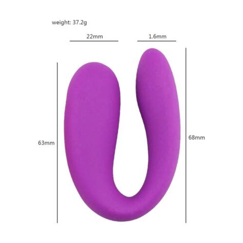 G Spot Vibrator U Shape Dildo Clit Orgasm Anal Sex Toys For Women