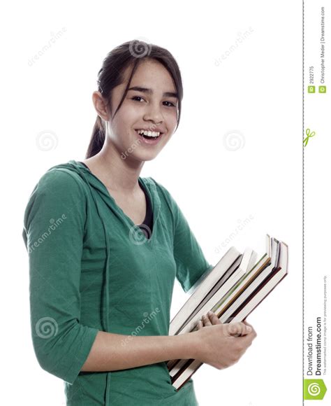 School Girl With Books Royalty Free Stock Photo Image 2922775