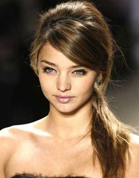 15 Best Of Long Hairstyles With Side Bangs For Round Faces