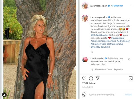 Caroline Margeridon s affiche au naturel et bronzée pour le plus grand