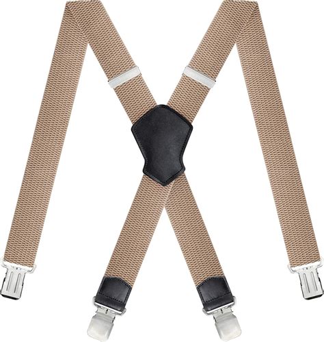 Loritta Suspenders For Men Heavy Duty X Back Adjustable Elastic