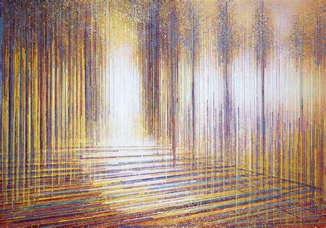 Marc Todd Bright Light In The Forest Painting Acrylic On Canvas At