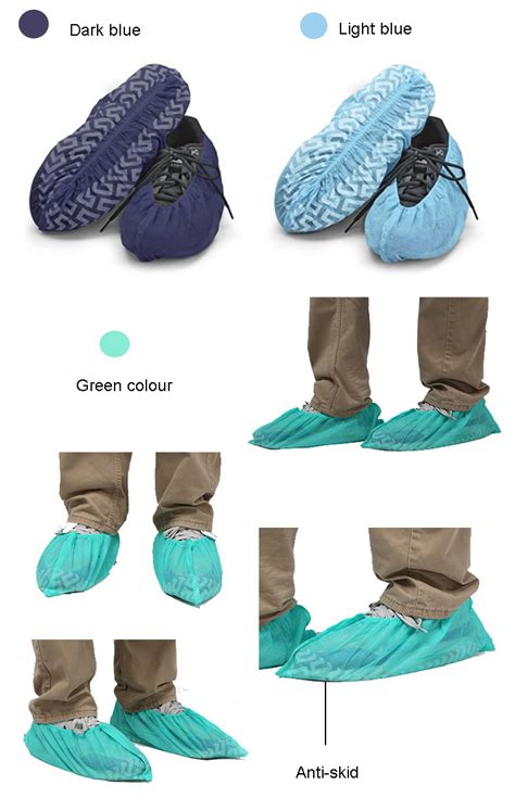 Waterproof Blue Plastic Cpe Polyethylene Disposable Shoe Covers Buy