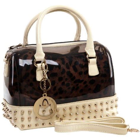 Mg Collection Mentha 2 In 1 Gothic Studded Doctor Tote Style Candy