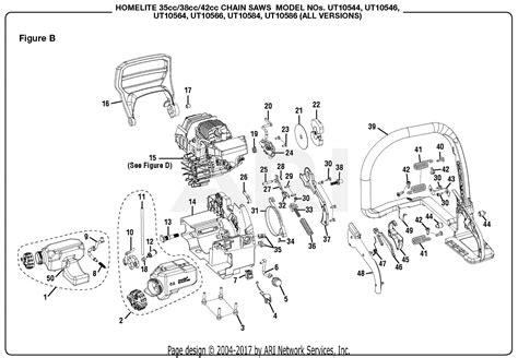 Homelite Chainsaw Parts Diagram
