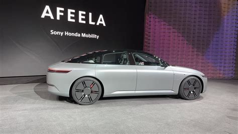 Here Is Afeela The First Full Electric Prototype From Sony Honda