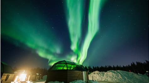 Aurora Borealis Amazing Northern Lights Display In Finland Cbbc