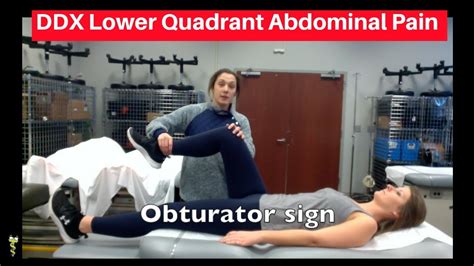 Lower Quadrant Abdominal Pain Youtube