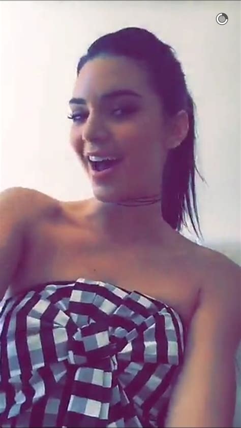 Kendall Jenner On Snapchat Kendalljenner Celebrities On Snapchat