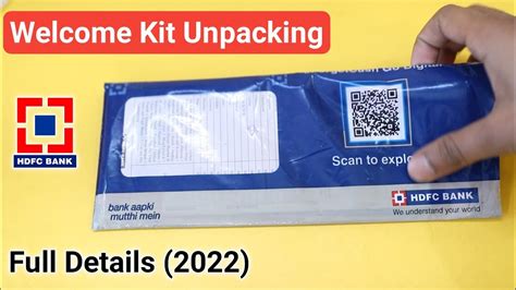 Hdfc Bank Welcome Kit Unboxing 2022 Hdfc Welcome Kit 2022 Hdfc