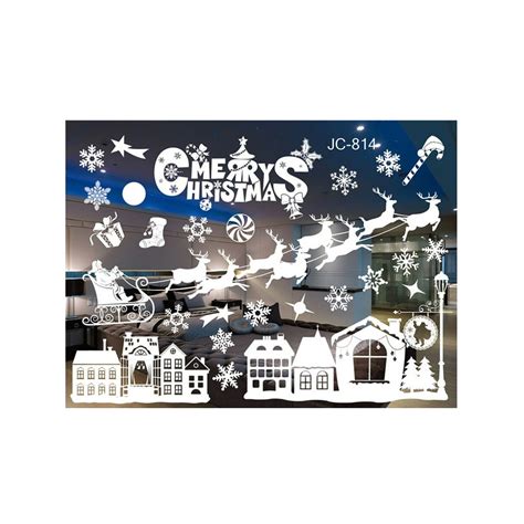 Christmas Xmas Santa Removable Window Stickers Art Decal Wall Home Shop