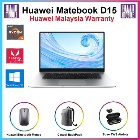 Huawei matebook d14 i5 8gb ram+512 ssd (original malaysia set). Huawei MateBook D15 1TB HDD/256GB SSD+8GB RAM Original ...