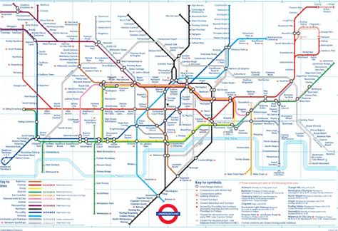 London Tube Map Large Printable