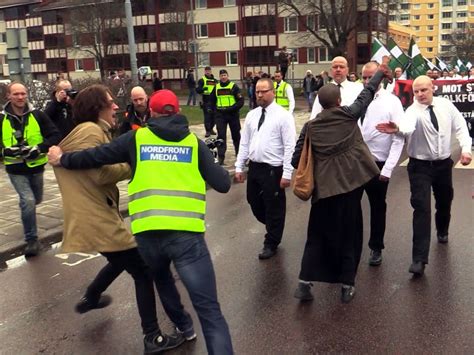Tess Asplund On Standing In The Way Of 300 Marching Neo Nazis In Sweden I Just Jumped Out