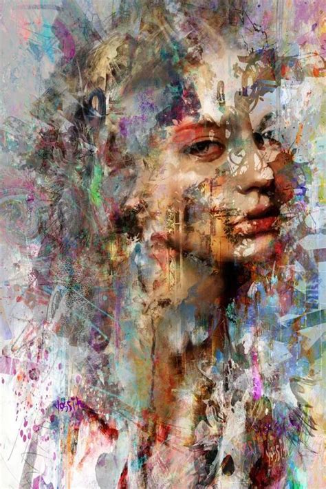 Yossi Kotler Paintings For Sale Artfinder Abstract Portrait