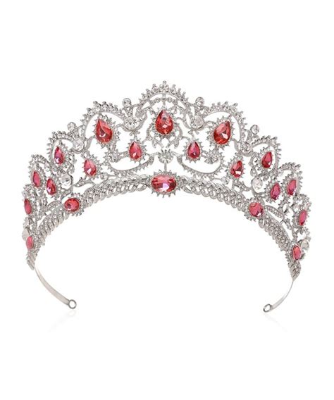 Vintage Crystal Crown For Women Rhinestone Queen Tiara Wedding Hair