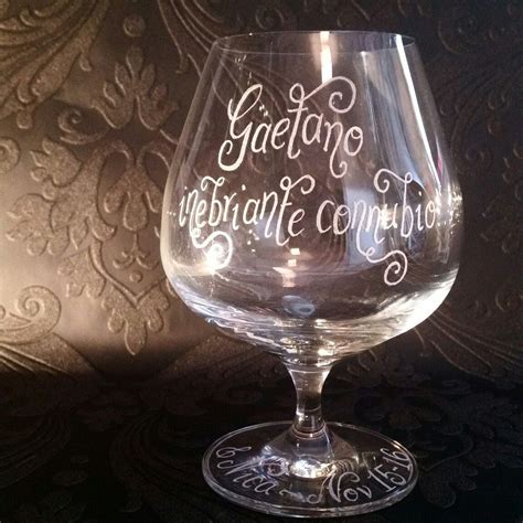 Personalised gifts for him at getting personal. Personalised Brandy Glass Custom Gift Idea Gift for Him ...