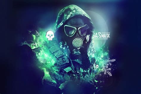 Gas Mask Wallpaper ·① Download Free Hd Backgrounds For