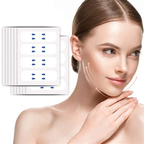 40pcs Invisible Thin Face Facial Stickers Facial Line Wrinkle Sagging