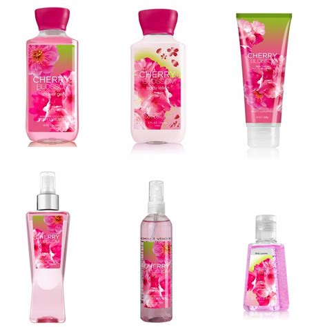 Cherry Blossom Fragrance Series Body Mist Body Lotion Shower Gel