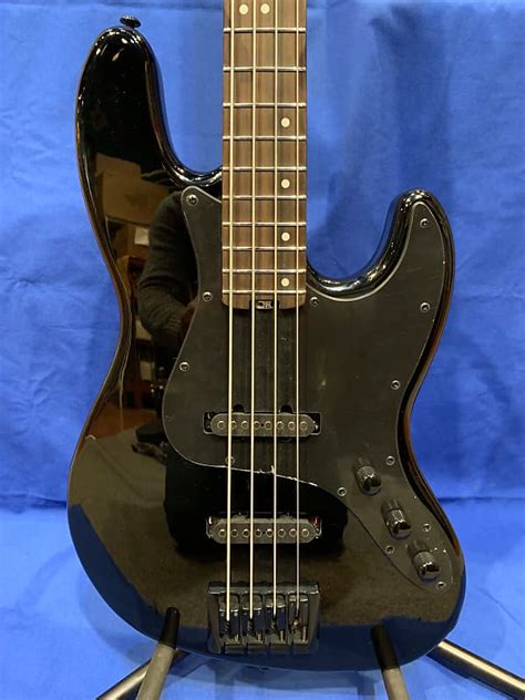 Schecter J 4 Bass Guitar Gloss Black Reverb
