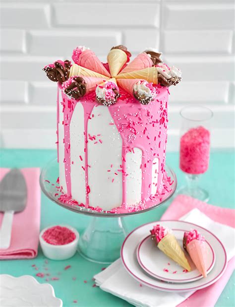 Neapolitan Cake Sprinkle Bakes