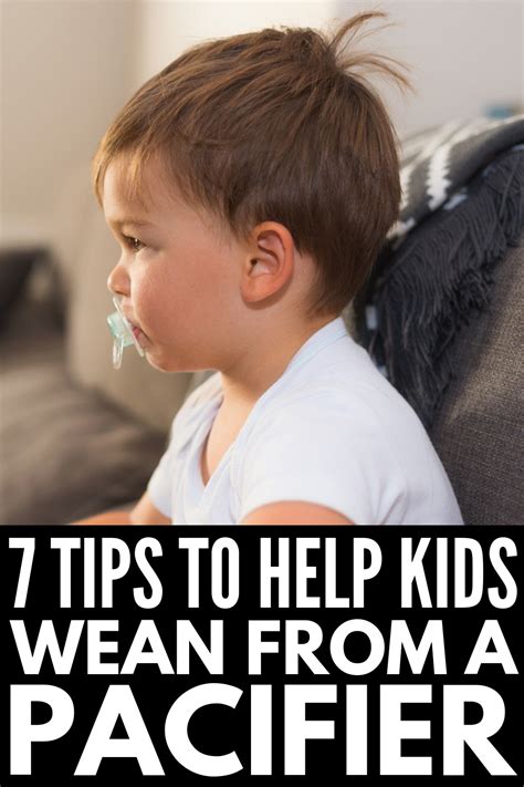 How To Get Rid Of The Pacifier Pacifier Weaning Tips For Parents Pacifier Weaning