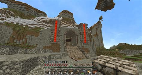 I Feel Like My Grand Entrance To Our Smp Mountain Basecastle Isnt