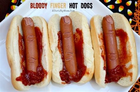 Halloween Party Food For Kids And Adults ~ Bloody Finger