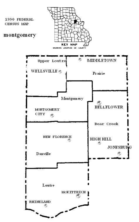 Montgomery County Missouri Maps And Gazetteers