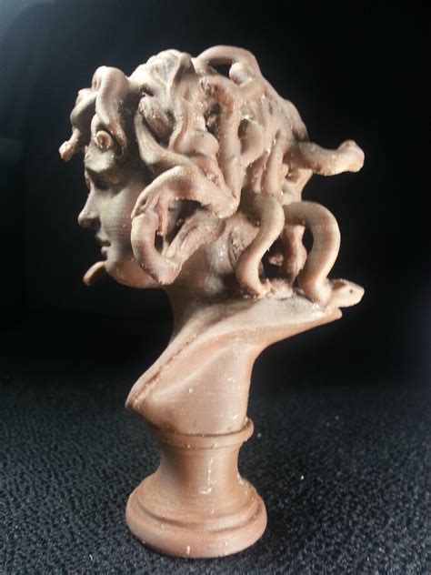 3d Printable Bust Of Medusa At The Musei Capitolini Rome By Scan The World