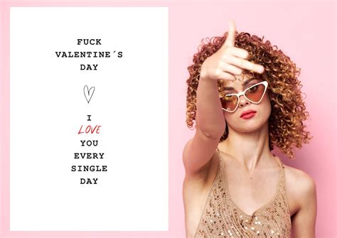 Art Print Poster Valentine S Day Fuck Valentine S Etsy