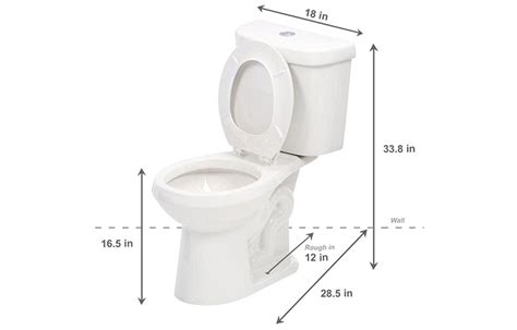 Round Toilet Bowl Dimensions