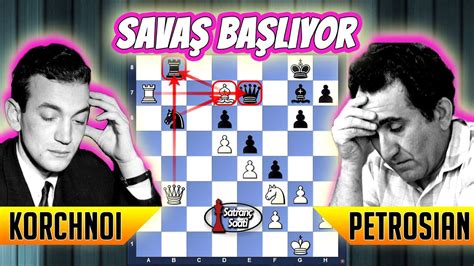 Korchnoi vs Petrosian Satranç ve Savaş Dünya Satranç Şampiyonu