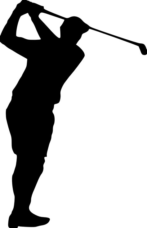 10 Golfer Silhouette Png Transparent