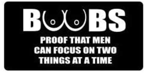 Pair Of 3 Boobs Proof That Men Can Focus On Two Things At A Time Funny Hard Hathelmet Vinyl